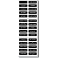 Blue Sea Systems 8039 DC Panel Extended 120 Label Set