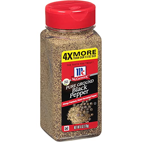 McCormick Pure Ground Black Pepper, 6 oz Pricepulse