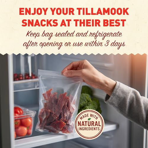 TILLAMOOK COUNTRY SMOKER KETO FRIENDLY ZERO SUGAR BEEF JERKY, ORIGINAL, 6.5 OUNCE