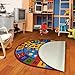 Furnish my Place 740 ABC with Numbers ABC Area Rug for Kids | Educational Alphabet Letter & Numbers | Nurseries Kindergarten | Play Area | Multicolor (3'3