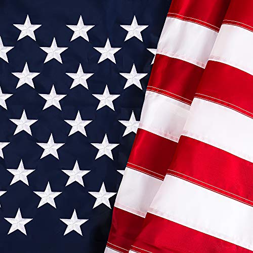 TOAUOT American Flag 3x5 ftLongest Lasting US Flag Made from Nylon