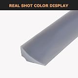 Zayejod 2M Grey Silicone Shower Threshold Water Barrier Floor Seal Strip 2.5cm view 3