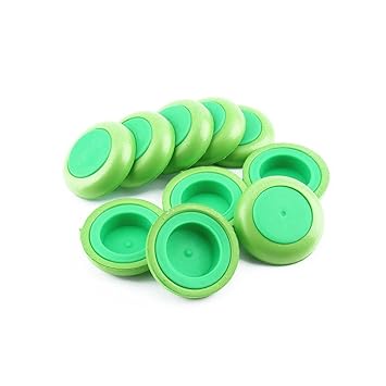 OULII Weiche Scheibe Bullet Refill Blaster Darts Spielzeugpistole für Nerf Vortex Praxis Vigilon, Packung mit 20 (grün)
