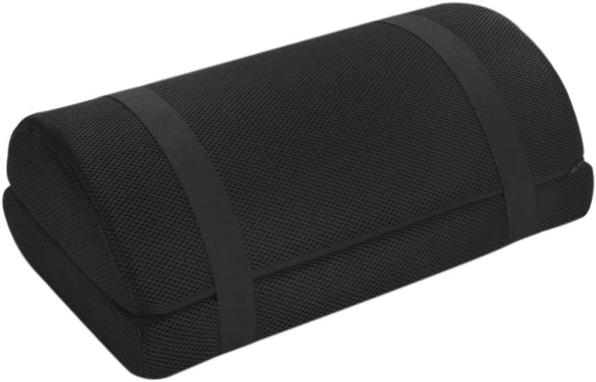 Gwolken Ergonomic Foot Rest Under Desk with Non-Slip Surface, High Rebound Foam Footstool Footrest Ottoman Half-Cylinder Relieve Pain for Office, Home, Airplane, Travel (Gray) : Office Products