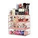 ZHIAI Acrylic Cosmetic Storage Drawers and Jewelry Box, 7 Drawers, Clear, Unisex