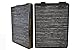 PT Auto Warehouse CF048C2 Cabin Air Filter, Set with 2 Filters, Carbon