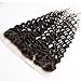 Nadula 8A Brazilian Hair Deep Wave Lace Frontal Closure 13x4 Free Part Closure Brazilian Human Hair Natural Color (16inch)