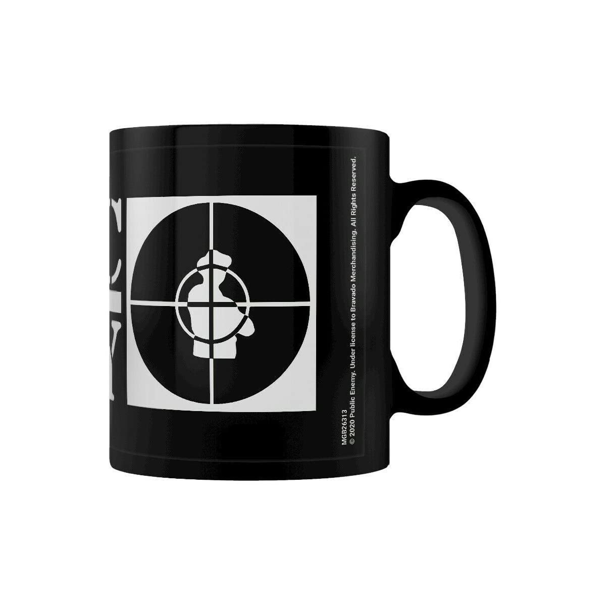 Pyramid International MGB26313 Public Enemy (Crosshairs Logo) Black Coffee Mug, Ceramic, 11 oz