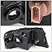 Auto Dynasty Headlights Assembly Compatible with 2004-2008 F-150 Lincoln Mark LT, Driver and Passenger Side Halogen Headlamps Replacement, Black Housing Clear Corner