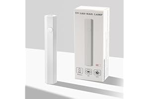 BOMOQING Mini Uv Light for Gel Nails, Pen Shape Handheld Uv Light for Gel Nails, Portable 2 Models LED Nail Lamp, Small USB Nail Dryer for Curing Gel Polish Nail Glue for DIY Nail Salon at Home