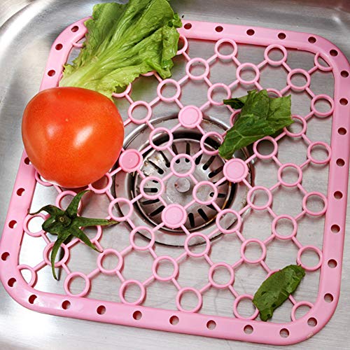 image for Baost 1Pc Kitchen Sink Debris Filter Mat Protector Drain Mat Pad Place