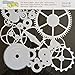Crafter's Workshop Stencil 2 Pack, Reusable Stenciling Templates for Art Journaling, Mixed Media, and Scrapbooking - TCW262 Gears & TCW201 Time Travel