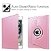 Fintie Rotating Case for iPad 6th / 5th Generation (2018 2017 Model, 9.7 inch), iPad Air 2 (9.7 Inch), iPad Air 1 (9.7 Inch) - 360 Degree Rotating Protective Stand Cover Auto Sleep, Pink