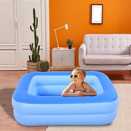 HIWENA Inflatable Kiddie Pool, 45
