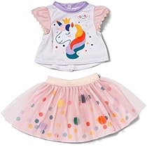 Baby Born Doll Outfit For 17 Inch 43Cm Unicorn Clothes For Born Doll Suit Accessories Gift Baby Annabell Shoes