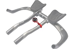 VOIEOV Aero Bars Mount - Garmin Bike Computer Mount for Garmin Edge, Compatible with Bike GPS Computer,Wahoo,Bryton,Cateye,GoPro Full Range and Flashlight (Red)