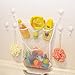 White Bath Toy Organizer with Multiple Pockets + Bonus of 6 Large Heavy Duty Lock Suction Cups, Durable Mold Resistant Mesh, Good Size, Washable Material, Best Things Storage for Baby and Mom