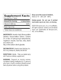 Marca de Amazon, vitamina C solimo 500 mg con rosa caderas 5 mg, SMARA-HPC-7730, 1