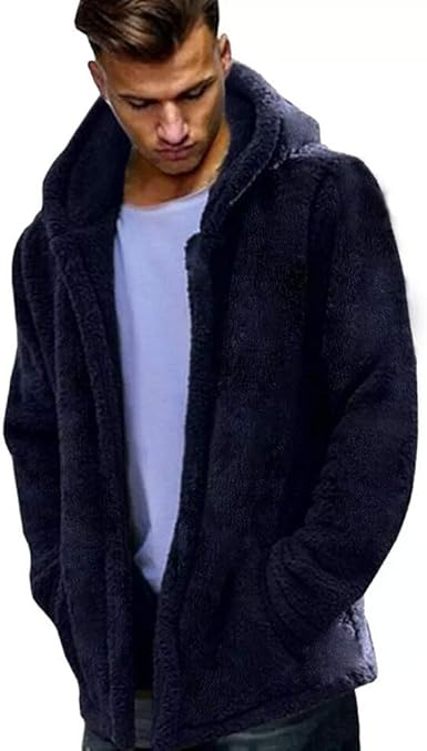 black teddy fleece jacket