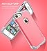 SGM iPhone 7 case, Premium Hybrid [Dual Layer] Armor Case Cover for Apple iPhone 7 [Anti-Slip Design] [Shock Proof]– Red Melon/Gray