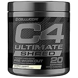 Cellucor C4 Ultimate Shred, Pre Workout Powder + Fat Burner, Fat Burners for Men & Women, Gummy Candy, 20 Servings