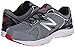 New Balance Men's M560V6 Running Shoe, Grey/Black/Red, 11 4E US