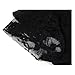 TrendiMax Women Gothic Skull Tank Tops Punk Rock T Shirt Lace Patchwork Floral Death Top Blouse