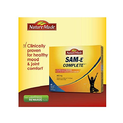 Nature Made SAM-e Complete 400 mg - 60 Enteric Coated Tablets