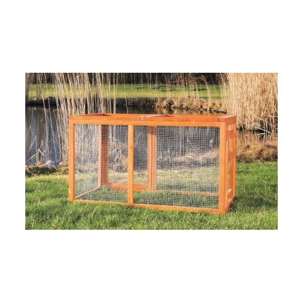 TRIXIE Outdoor Run with Cover, Chicken Cage, Chicken Backyard