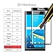 BlackBerry Priv Screen Protector, Vikoo Full Screen Coverage 9H-Hardness Tempered Glass Screen Protector, Ultra-thin Shatterproof Anti-Scratch HD Clear Ballistic Glass Screen Protector (Black)