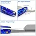 New Straight Edge Stainless Steel Barber Razor Folding Fold Shaving Shave Knife Cut Tool for Male Acrylic Handle (Deep Blue)