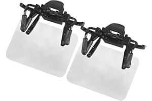 DONGKER Shooting Glasses Blinders Occluder Clip,2 PCS 180° Adjustable Angle Shooting Glasses Patch for Shooting