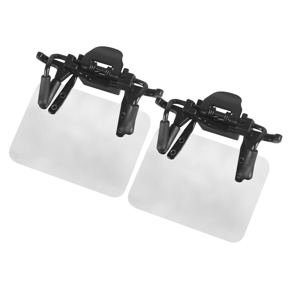 DONGKER 180° Adjustable Angle Blinders Occluder Clip, 2 PCS Shooting Glasses Patch for Sports Training