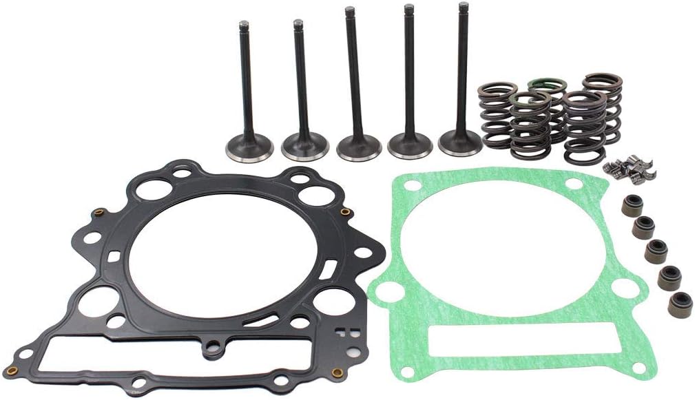 Engine Cylinder Head Intake & Exhaust Valve & Head Top End Gasket