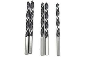 Tsnamay 6mm Wood Drill Bit 3 Point Woodworking Drill 5pcs