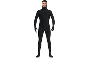 DreamHigh Men's Women's Polyester Spandex Full Body Costume Zentai Suit-Open Face
