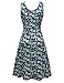 Herou Women Summer Casual Sleeveless Dresses Flower-6 Medium