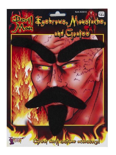 Devil Man Eyebrow/Moust/Goatee Accessory