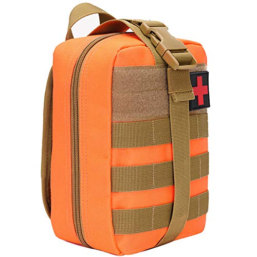 Rip Away Ifak Pouch, Molle First Aid Pouch Empty, Tactical Orange Tear