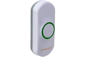 Safeguard Supply LRA-PBTXA-L Push Button Compatible with LRA-DCRXA-L & DCRXS-L Wireless Doorbell Receivers