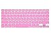 Kuzy Keyboard Cover Compatible with Pro 13 15 17 inch and Air 13.3 inch Silicone Skin Protector, Rose Pink
