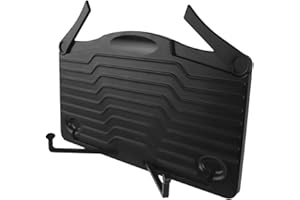 FAVOMOTO Portable & Foldable Music Stand - Adjustable Black Desktop Sheet Music Holder for Piano, Guitar, Violin, Flute, Also