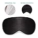 Silk Sleep Mask, Semboh Natural Eye Mask for Sleeping, Super-Smooth Eye Cover for Woman & Man Block Light 99% with Invisibility Nose Baffle