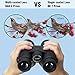 Cayzor 12x42 Binoculars for Adults Compact Clear HD Weak Light Vision Bird Watching - Professional for Travel Stargazing Hunting Concerts Sports - BAK4 Prism FMC Lens Strap Carrying Bag