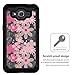 Galaxy J2 Prime Case,Galaxy Grand Prime Plus Case,ANLI(TM)[Shock Absorption] Hybrid Dual Layer Armor Protective Case Cover for Samsung Galaxy J2 Prime/Galaxy Grand Prime Plus Flowers Black