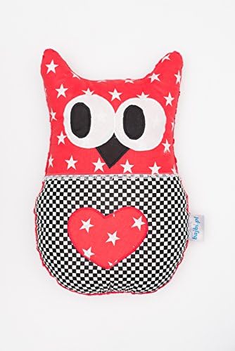 BAJBI | Sweet & Soft Owl Shaped Pillow | Cotton/Minky | Made in EU | many colors available