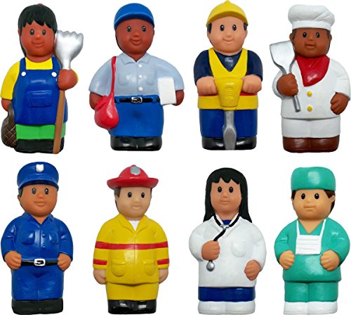 Get Ready Kids 5" Multicultural Career Figures, Set of 8