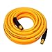 ViperFlex 24426 1/2 Inch x 25FT Hybrid Polymer Air Hose, Compressor Hose, 300 PSI Air Hose, Flex Air Hose, hi-viz orange