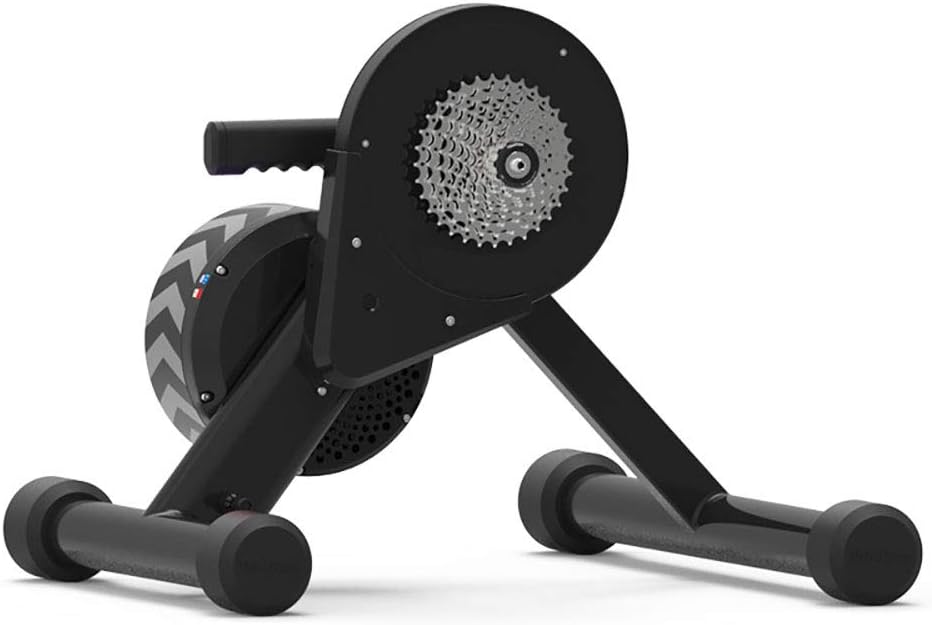 Indoor Bike Resistance Trainer Smart Bicycle Riding Platform Road Bike Virtual Reality Direct Drive Power Training Black for Indoor Riding Training and Exercise (Color : Black, Size : One Size)