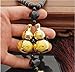 UZHOPM Gourd Lucky Charm Pendant Auto Car Rear View Mirror Hanging Decoration Ornaments Car Interior Decor Car Accessories